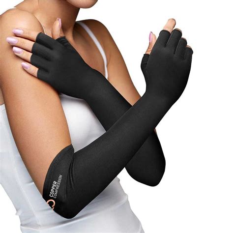 Exclusive Discount 90% Price Doctor Developed Copper Arthritis gloves / Compression gloves for Women & Men and Doctor Written Handbook - Useful for Arthritis, Raynauds, RSI, Carpal tunnel (Small)