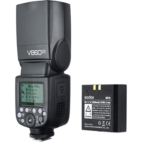 GODOX V860II-N Kit I-TTL GN60 2.4G HSS 1/8000s Li-ion Battery Camera Flash Speedlite Light for Nikon D800 D700 D7100 D5200 D300 D300S D3200 D3100 D200 D70S D810 D610 D90 D750 & Diffuser (V860II-N)