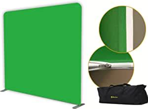 Glide Gear 8x8 Wrinkle Free BCK 50 Chromakey Gaming Video Photography Green Screen Backdrop