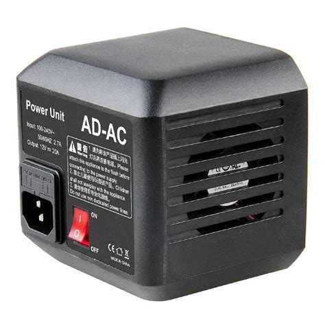 Flash Sale Godox AD-AC Power Source AC Wall Adapter Cable for SLB60W AD600B AD600BM AD600M AD600
