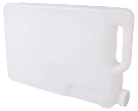 Hudson Exchange - 1001382 5 Liter Hedpak Container with Cap, HDPE, Natural