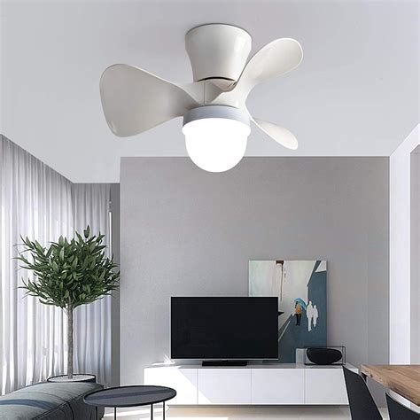 Up To 40% OFF IYUNXI Industrial Style Black Ceiling Fan With Light 22-inch Remote Dimmable LED36W Modern Style 6-Speed Reversible Blades For Bedroom, Kitchen and Living room