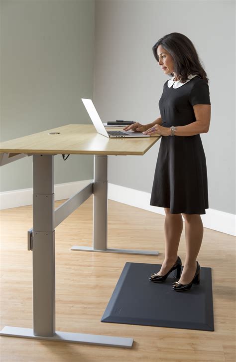 Imprint CumulusPRO Commercial Standing Desk Anti-Fatigue Mat 24 in. x 36 in. x 3/4 in. Black