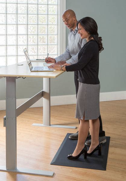 Imprint CumulusPRO Commercial Standing Desk Anti-Fatigue Mat 24 in. x 36 in. x 3/4 in. Black