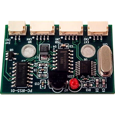 Inteset Internal IR Receiver for Kodi and Other Media Applications on Any Motherboard Running Windows or Linux. Wakes from The Off State(S5). Model PC-IRS5-01 with External IR Extender Kit