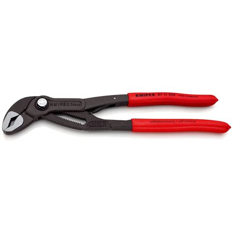 Greatest Product KNIPEX Tools - Cobramatic Water Pump Pliers With Spring Handle (8711250SB)