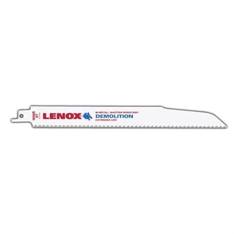 LENOX Tools Reciprocating Saw Blades, Demolition, 9-Inch, 6TPI, 25-Pack (20523B966R)