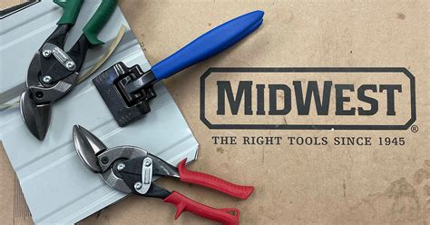 Midwest Tool & Cutlery Seamer - 6 Inch Offset Sheet Metal Bender with Forged Blades & KUSH'N-POWER Comfort Grip Handle - MWT-SO6