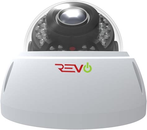 Super Brands REVO America AeroHD 1080p Vandal Dome Camera IR Fixed Lens (3.6mm) - 100' Night Vision, Auto WDR, 30 IR LEDs, IR Anti Reflection Glass, Indoor/Outdoor, 60' BNC Cable Included, White (RACVDJ36-1)