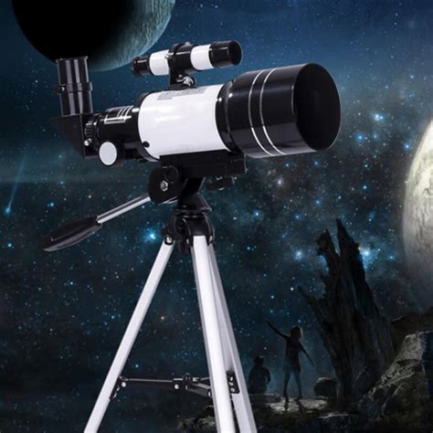 Exclusive Special SIXGO Telescope, 70mm Aperture 300mm AZ Mount Astronomical Refracting Telescope for Kids Beginners - Travel Telescope Portable Travel Telescopes with Adjustable Tripod & Finder Scope