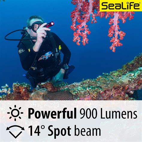 SeaLife Sea Dragon Mini 900S Compact LED Dive Light (SL653)