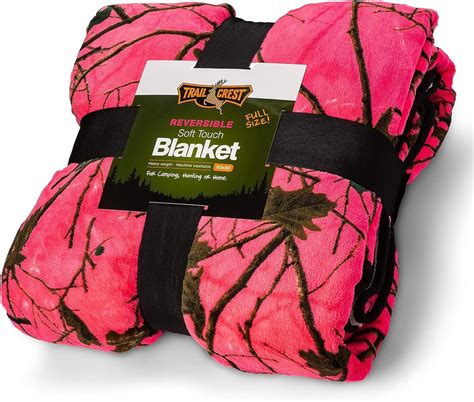 One-Day Sale: Up to 70% Off Trailcrest Soft Touch Reversible Camo Throw Blanket - 60" X 80" - Camo